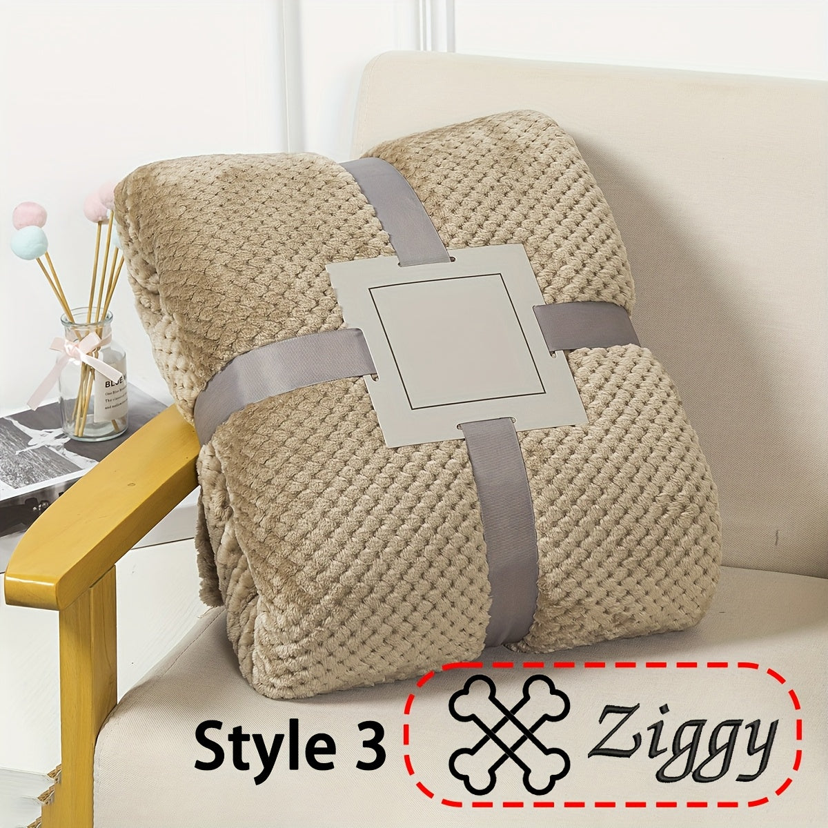 Custom Embroidered Pet Blanket for Dogs & Cats – Personalized Plaid Throw with Name or Initials, Cozy Soft Nest Blanket for Small Dogs and Cats, Warm Home Decor Pet Bed Gift