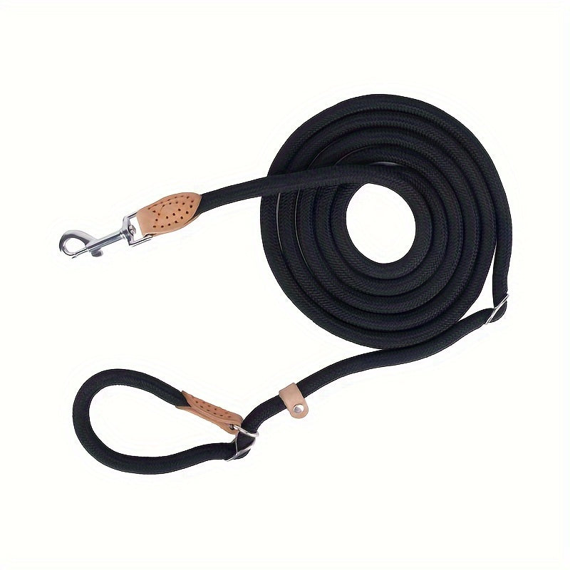 Hands-Free Double Dog Leash Nylon 1 to 2 Splitter - Sturdy Dual Dog Walking Leash for Outdoor Running, Jogging & Walking, No-Tangle Coupler for Small and Medium Dogs, 6 Colors