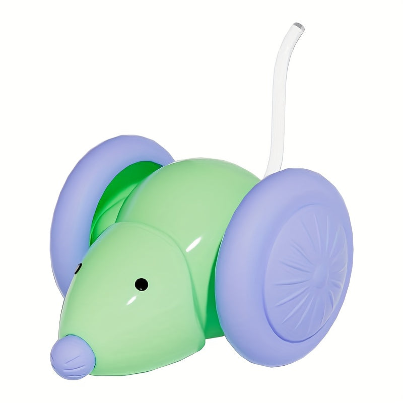 Automatic Smart Mouse Cat Toy – Self-Entertaining Electric Robot Mouse for Indoor Cats & Dogs – Auto Obstacle Avoidance, Exercise & Boredom Relief Interactive Pet Toy